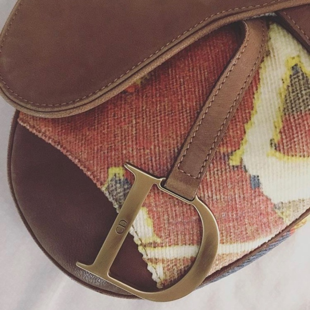 AUTHENTIC Vintage Dior Saddle Bag